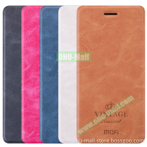 NEW Arrival Leather Case for Xiaomi Mi5s Plus Case with Wake-up Function